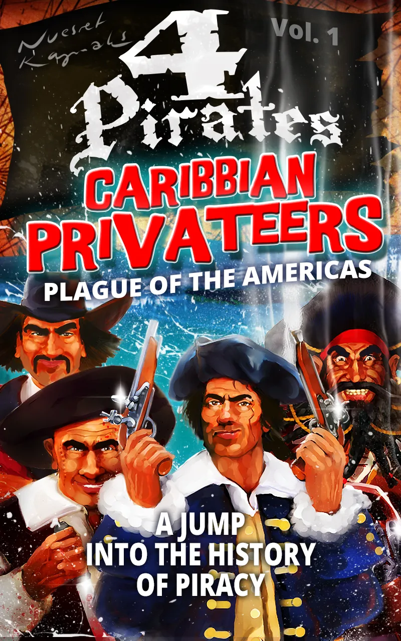 Caribbean Privateers pirate game cover art