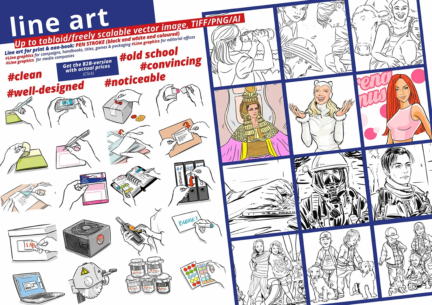 Line art process and style overview