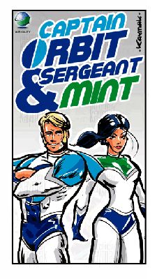 Werbung Comicstrip Wrigleys Captain Orbit Sergeant Mint
Keywords: Atelier Kaymak; Nuesret Kaymak; illustration ; illustrator; sketch artist; concept graphic; animator; digital artist; digital painting; commercial art; editorial art; narrative art; figureheads; mascots; storyboard; rough board; sequential art; line art;